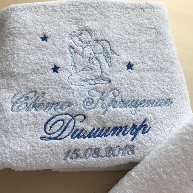 Хавлиена кърпа с ангел