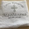 Хавлиена кърпа с кръст малък и надпис
